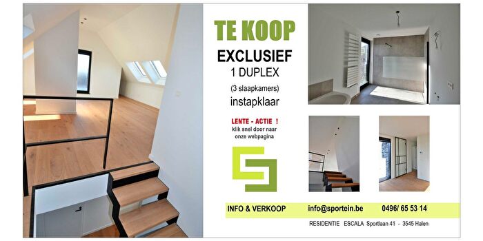 Appartement 3 pièces à Sportlaan, Halen, à vendre