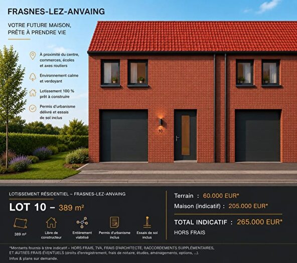 Maison 4 pièces à vendre - Clos Alfred Rosier, FRASNESLEZBUISSENAL