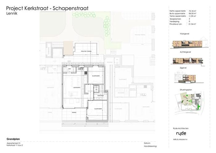 Kerkstraat, SINTMARTENSLENNIK : Appartement 2 pièces à vendre