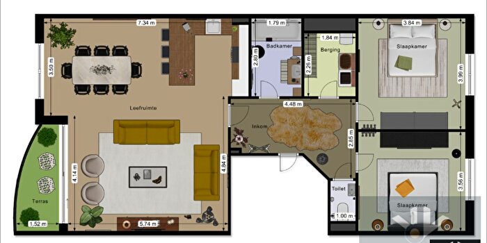 Appartement 2 pièces à vendre - Meldertsesteenweg, Paal