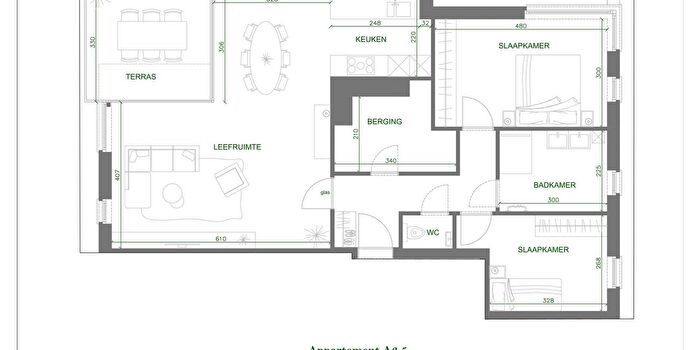 Appartement 2 pièces à vendre à Abeelstraat, Mechelen