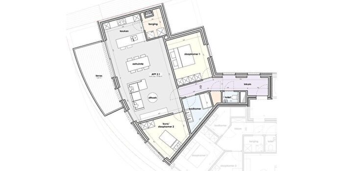Mgr Roelensstraat, Ardooie : Appartement 2 pièces à vendre