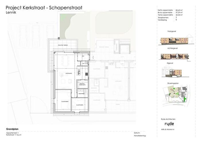 Kerkstraat, SINTMARTENSLENNIK : Appartement 2 pièces à vendre