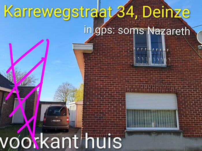 Karrewegstraat, Deinze : Maison 2 pièces à vendre