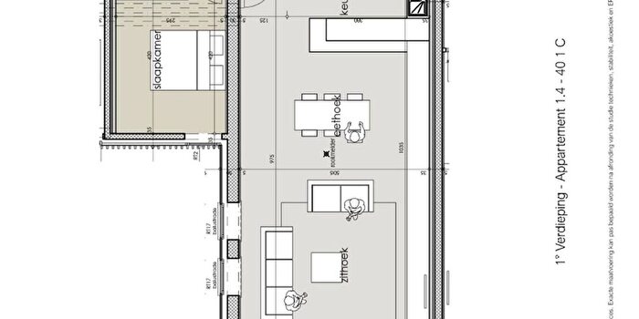 Basculestraat, Ieper - Appartement à vendre