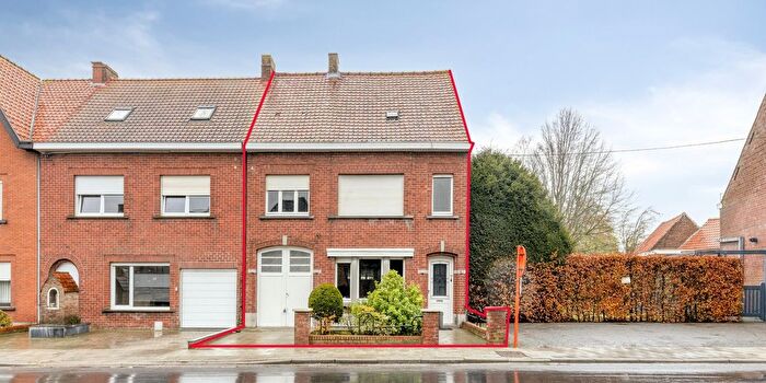 Esenstraat, Kortemark : Maison 3 pièces à vendre