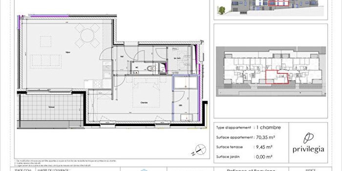 Rue de la Bure aux Femmes, Glain : Appartement 1 pièce à vendre