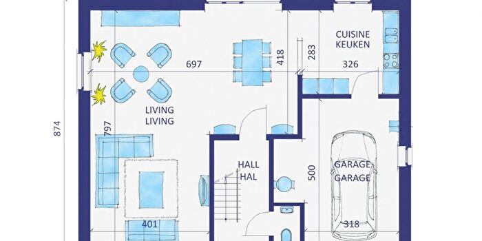 Maisons à vendre et appartements à louer - 2