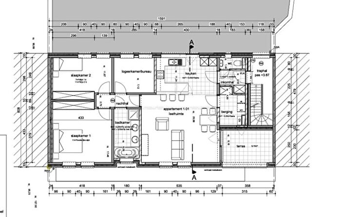 Statiestraat, NIJLEN : Appartement 2 pièces à vendre