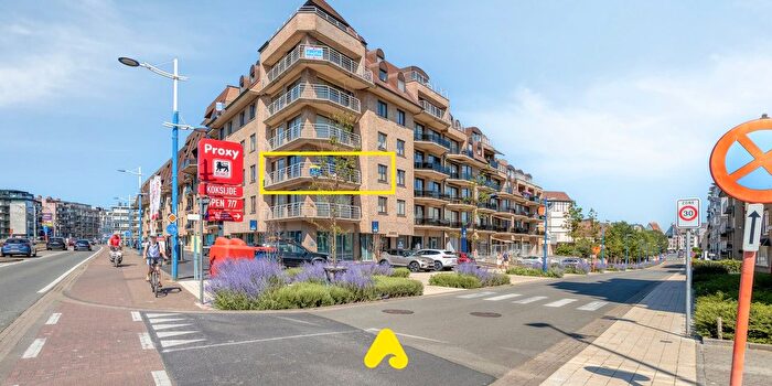 Kursaallaan, Koksijde : Appartement 3 pièces à vendre