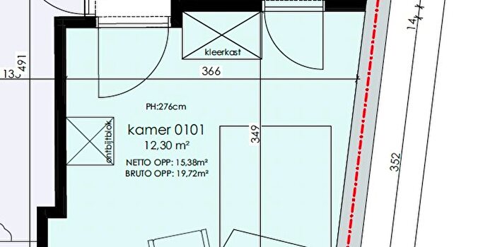Appartement à Hanswijkstraat, Mechelen, à louer
