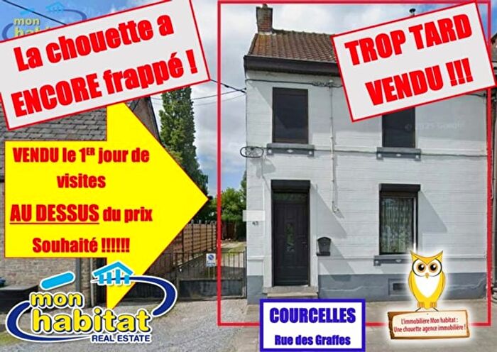 Rue des Graffes, Courcelles - Maison 3 pièces à vendre