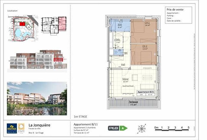 Appartement 2 pièces à vendre - Albert er, FosseslaVille