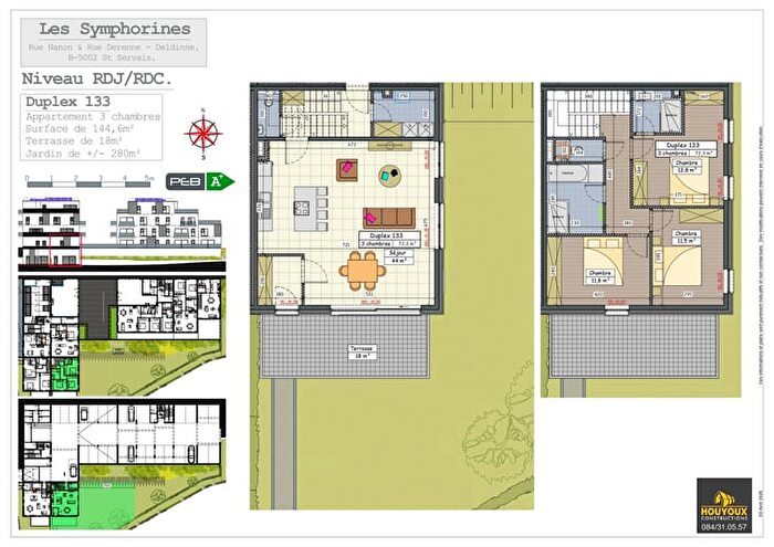 Maison 3 pièces à vendre - Rue Nanon rue DerenneDeldine, Namur