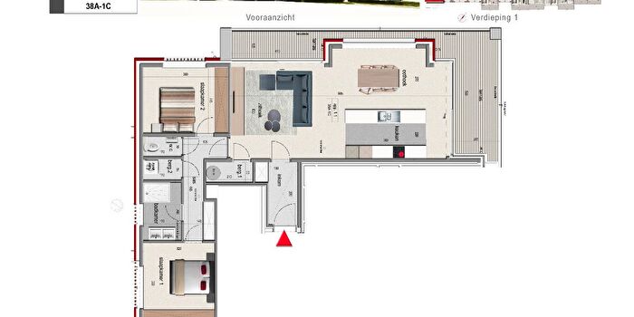 Appartement 2 pièces à vendre - Basculestraat, Ieper