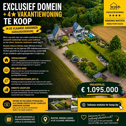 Maison 7 pièces à Koppenhollestraat, Geraardsbergen, à vendre