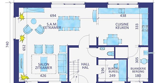 Maisons à vendre et appartements à louer - 3