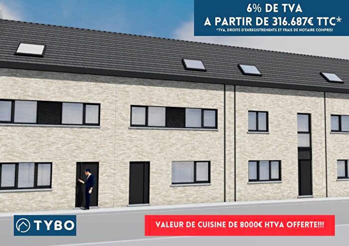 rue des haies, Herseaux : Maison 3 pièces à vendre