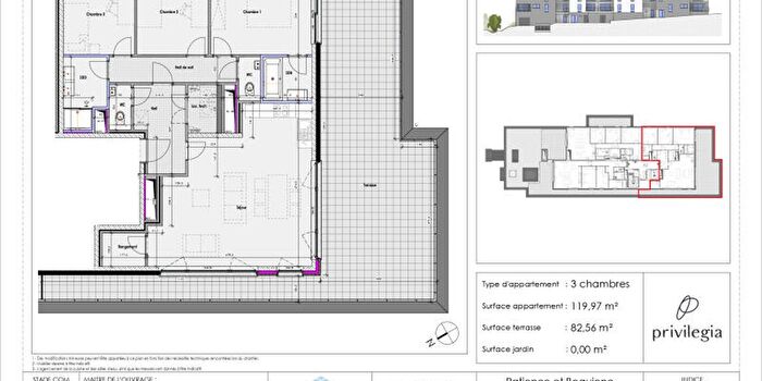 Appartement 3 pièces à Rue de la Bure aux Femmes, Glain, à vendre