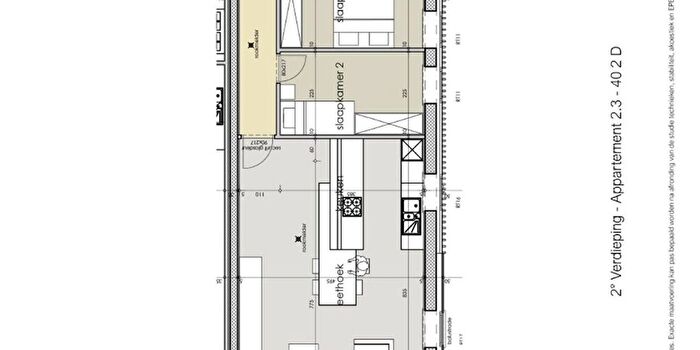 Basculestraat, Ieper - Appartement à vendre