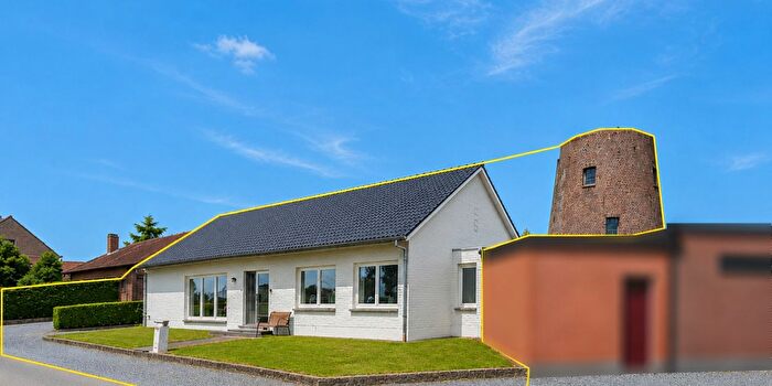 Molenstraat, Huise : Maison 5 pièces à vendre