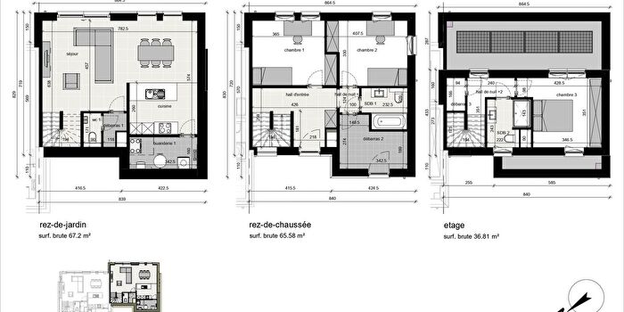 Maisons à vendre et appartements à louer - 3