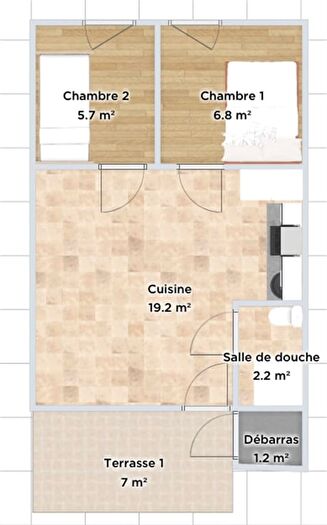 Parc du Belvédère, Celles : Maison 1 pièce à vendre
